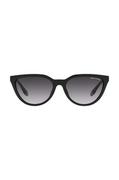 Okulary przeciwsłoneczne - Armani Exchange okulary przeciwsłoneczne damskie kolor czarny - miniaturka - grafika 1