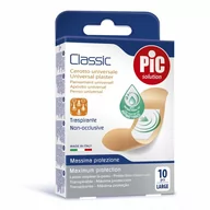 Apteczki i materiały opatrunkowe - PiC Classic, antybakteryjne plastry opatrunkowe, large, 25 x 72 mm, 10 szt. - miniaturka - grafika 1