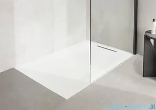 Roca Pyros 90x90cm brodzik kwadratowy konglomeratowy szary łupek AP90138438401200 | - Brodziki prysznicowe - miniaturka - grafika 4