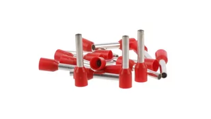 Ergom Końcówka tulejkowa izolowana czerwona HI 1,5/8 ERHL E08KH-02010104000 /500szt./ E08KH-02010104000 - Inne akcesoria elektryczne - miniaturka - grafika 1