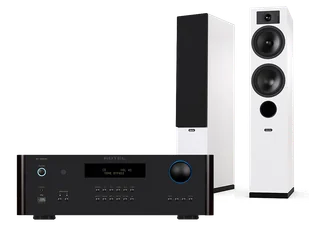 Rotel RA-1572 MkII (czarny)+ Tesi 5 (biały) - Zestawy stereo - miniaturka - grafika 1