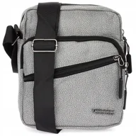 Torby męskie - Torba Saszetka Męska Na Ramię Sportowa Torebka Raportówka Pojemna Szary - miniaturka - grafika 1