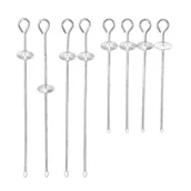 Szczypce do grilla - WENKO Szpikulce do szaszłyków stal nierdzewna 8 sztuk WENKO 83100500 - miniaturka - grafika 1