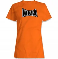 Koszulki i topy damskie - Koszulka damska MMA-004 pomarańczowa r.M - miniaturka - grafika 1