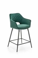 Taborety i hokery - H107 hoker ciemny zielony (1p=2szt)  - miniaturka - grafika 1