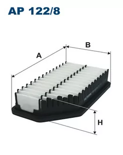 Filtr powietrza Filtron AP 122/8 - Chemia warsztatowa - miniaturka - grafika 1