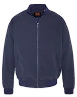 Kurtki męskie - Schott NYC Kurtka męska z krawędzią, Granatowy, XXL - miniaturka - grafika 1