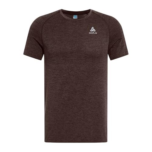 Odlo Męska koszulka do biegania z krótkim rękawem Essential Seamless I sportowa koszulka męska I sportowa koszulka do fitnessu