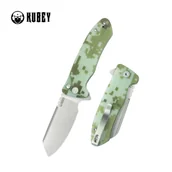 Noże - Nóż składany Kubey Creon Camo G10, Beadblasted AUS-10 (KU336J) - miniaturka - grafika 1