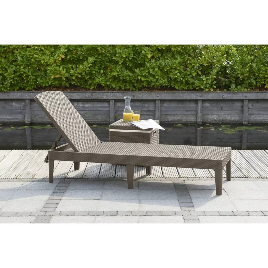 ALLIBERT Leżak Jaipur, kolor cappuccino, 235163 Jardin