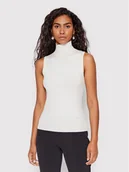 Swetry damskie - Guess Golf Zelinda W2YR32 Z2V62 Biały Slim Fit - miniaturka - grafika 1