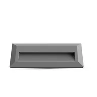 Lampy pozostałe - Oprawa Schodowa 3W LED V-TAC Szara Prostokąt 230V IP65 VT-1162 3000K 110lm - miniaturka - grafika 1