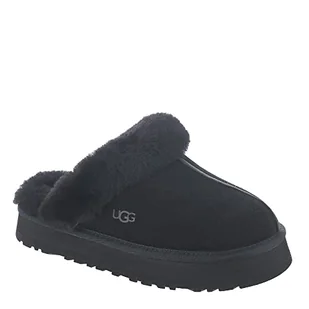 UGG Damskie kapcie Disquette, Czarny, 38 EU - Kapcie damskie - miniaturka - grafika 1