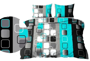 pościel kora lux 160x200 + 2 poszewki K 306-1 leniwiec turkus - Pościel pościel kora lux 160x200 + 2 poszewki K 306-1 leniwiec turkus - Pościel - miniaturka - grafika 1