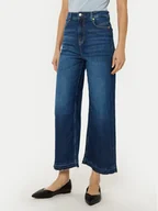 Spodnie damskie - BOSS Jeansy Marlene 50529987 Granatowy Wide Leg - miniaturka - grafika 1