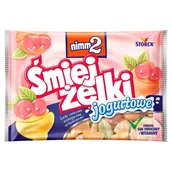 Żelki - nimm2 Śmiejżelki jogurtowe Żelki owocowe wzbogacone witaminami 100 g - miniaturka - grafika 1