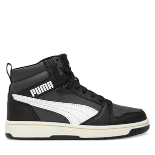 Sneakersy Puma Rebound V6 Mid Jr 393831 29 Czarny - Buty dla chłopców - miniaturka - grafika 1