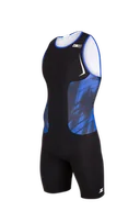 Bielizna sportowa męska - ZEROD Strój triathlonowy męski RACER TRISUIT blue vivacity - miniaturka - grafika 1