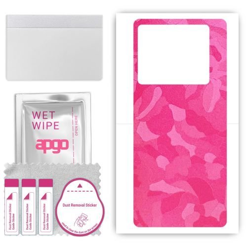 folia naklejka skórka strukturalna na TYŁ do Infinix Zero 30 - Moro Camo Różowy - apgo SKINS