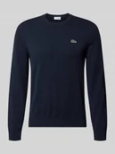 Swetry męskie - Sweter z dzianiny kroju regular fit z mieszanki bawełny - miniaturka - grafika 1