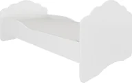 Łóżka dla dzieci i młodzieży - nabbi Łóżko dziecięce z materacem Camos 70x140 cm - białe - miniaturka - grafika 1