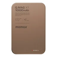 Powerbanki - Momax Q.Mag X Powerbank magnetyczny 10.000 mAh kompatybilny z MagSafe - Piaskowy - miniaturka - grafika 1