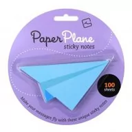 Szkolne artykuły papiernicze - Paper Plane karteczki samoprzylepne niebieskie - miniaturka - grafika 1