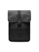 Plecaki - Rains Plecak Buckle Backpack Mini 13700 Czarny - miniaturka - grafika 1