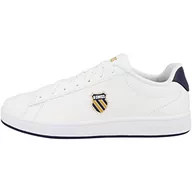 Sneakersy męskie - K-Swiss Męskie sneakersy Court Shield, Wht Navy Miód Gold, 41 EU - miniaturka - grafika 1