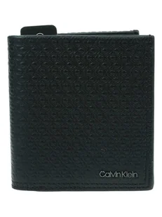Calvin Klein Skórzany portfel w kolorze czarnym - 10,5 x 10 x 3 cm - Portfele - miniaturka - grafika 1