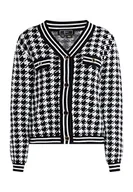 Swetry damskie - NAEMI Damski sweter z dzianiny 11025258-NA01, czarny, XS/S, czarny, XS-S - miniaturka - grafika 1