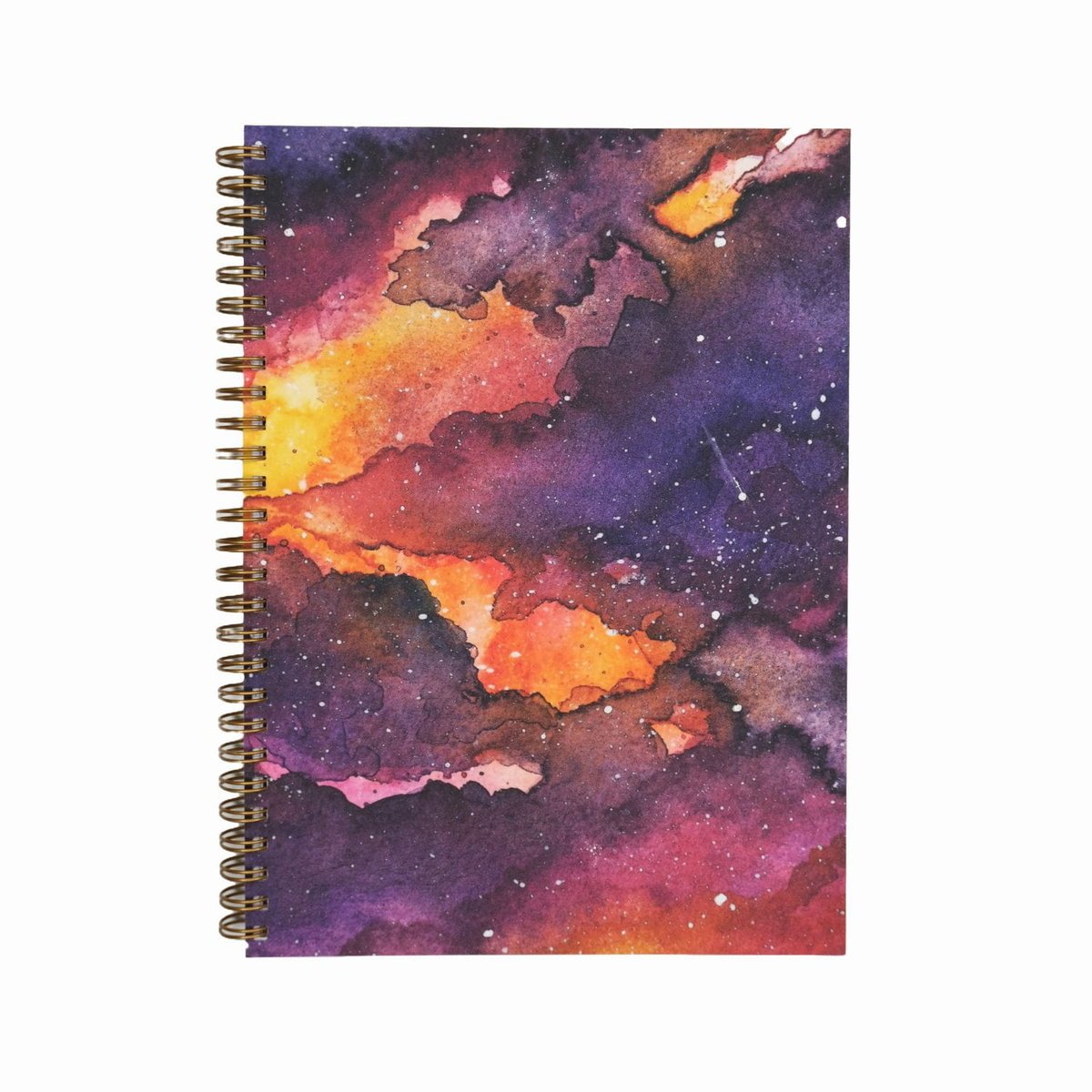 Sunset Galaxy - kołozeszyt w kropki (B5), miękka oprawa, 120 gsm