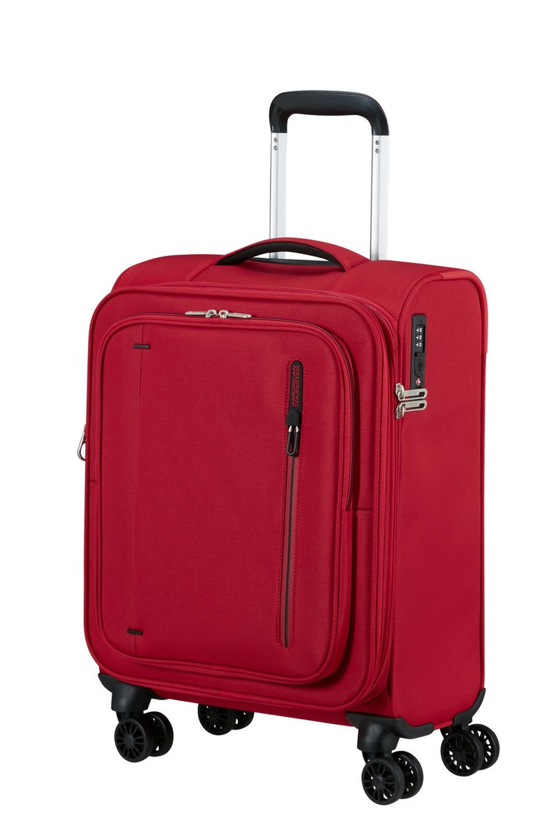 Walizka kabinowa American Tourister Cloudrider 55cm powiększana czerwona
