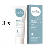 Depilacja - Tanita Express Depilatory Cream For Body błyskawiczny krem do depilacji ciała Kolagen 3x125ml - miniaturka - grafika 1