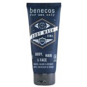 Kosmetyki do pielęgnacji twarzy męskie - Benecos benecos: Men Body Wash 3in1 (200 ML) B09430 - miniaturka - grafika 1