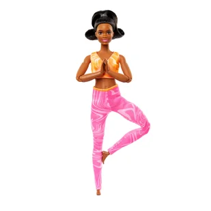 Barbie, Made to Move, lalka brunetka - Lalki dla dziewczynek - miniaturka - grafika 1