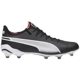 Buty piłkarskie Puma King Ultimate FG/AG M 107563 01 czarne - Piłka nożna - miniaturka - grafika 1