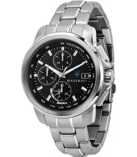 Zegarek Maserati Zegarek Successo Solar R8873645003 Srebrny - Zegarki męskie - miniaturka - grafika 5