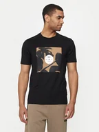 Koszulki męskie - Boss T-Shirt Tiburt 388 50512132 Czarny Regular Fit - miniaturka - grafika 1