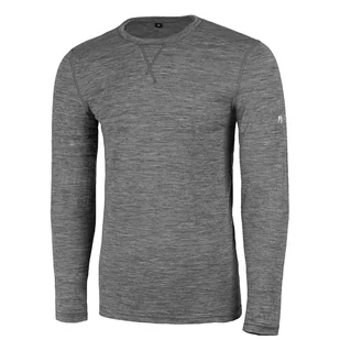 Koszulka męska Zulu Merino 160 Long Rozmiar: XXL / Kolor: szary - Koszulki sportowe męskie - miniaturka - grafika 1