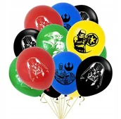 Balony i akcesoria - Balon Balony Gwiezdne Wojny 15szt Darth Vader Yoda Stormtroper - miniaturka - grafika 1