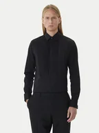 Koszule męskie - Calvin Klein Koszula LV019EU063 Czarny Slim Fit - miniaturka - grafika 1