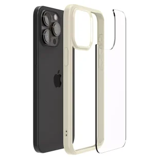 Etui Spigen Ultra Hybrid, sand beige do Apple iPhone 15 Pro - Etui i futerały do telefonów - miniaturka - grafika 7