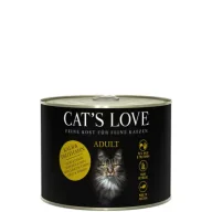 Mokra karma dla kotów - Cats Love Mix Kalb & Truhahn - cielęcina i indyk z olejem lnianym i kocimiętką 200 g - miniaturka - grafika 1