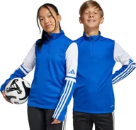 Bluzy damskie - Bluza dla dzieci adidas Squadra 25 Training Top niebieska JD3027 152cm - miniaturka - grafika 1