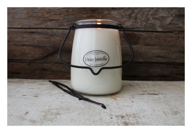 Świeca Zapachowa Milkhouse Duża Pure Vanilla Wosk Pszczeli Na Prezent
