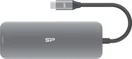 Stacje dokujące i replikatory portów - Stacja/replikator Silicon Power SR30 USB-C SPU3C08DOCSR300G - miniaturka - grafika 1