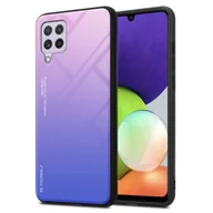 Etui i futerały do telefonów - Pokrowiec Do Samsung Galaxy A22 4G / M22 / M32 4G Etui w RÓŻOWO - NIEBIESKI TPU Obudowa Case Cover Plecki Ochronny Cadorabo - miniaturka - grafika 1