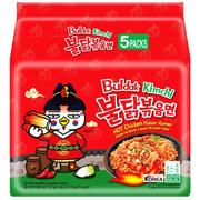 Samyang Ramyun o smaku ostrego kurczaka z kimchi, ogniście ostry 5 x 130g - Samyang 2482-uniw