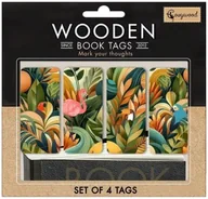 Zakładki do książek - Zakładki drewniane do książki Dżungla - Cozywood - miniaturka - grafika 1